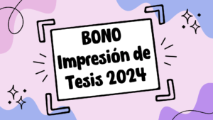 Bono impresion de tesis 2024 snte 21